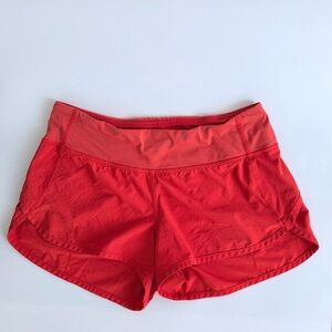 LULULEMON Speed Up Short 2.5" - Size 4 🧡 Highlight Bright Orange - no liner